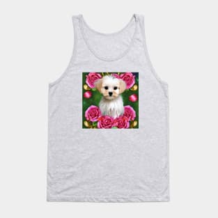 Cute Maltese Puppy Tank Top